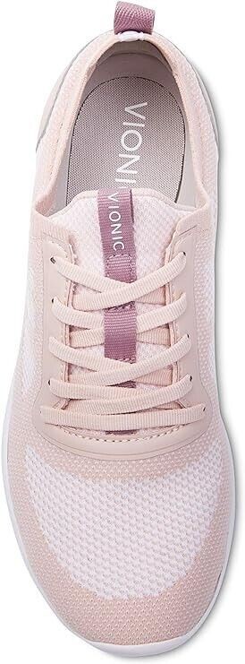 Vionic Sky Lenora Sneakers Womens Size 9 Blush Pink Running Walking Shoes