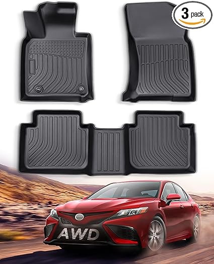 for Toyota Camry Floor Mats 2020-2023 (Only AWD, Not for FWD) All Weather Rubber for AWD Toyota Camry Floor Mats 2020 2021 2022 2023 Toyota Camry Accessories