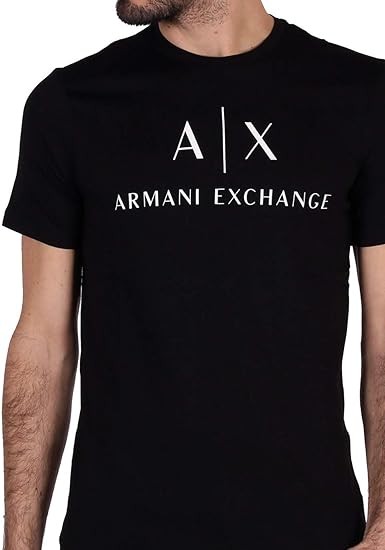 AX Armani Exchange Men's Crew Neck Logo Tee